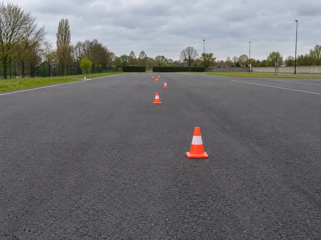 Naar waar kijkt u tijdens de slalom?