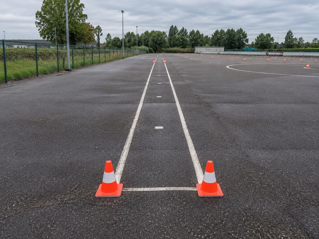 Wat is het doel van het stapvoets rijden (manoeuvre 8)?