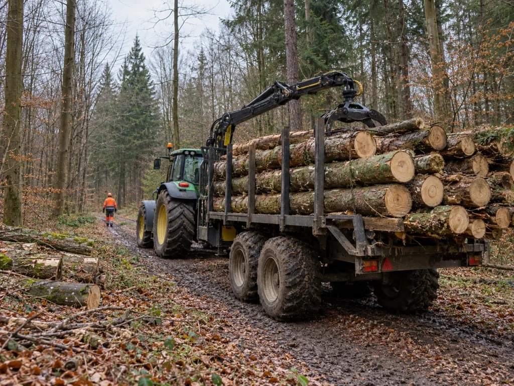 Een gemeentearbeider werkt met een tractor in de gemeentebossen. Mag hij daarvoor rijbewijs G gebruiken?